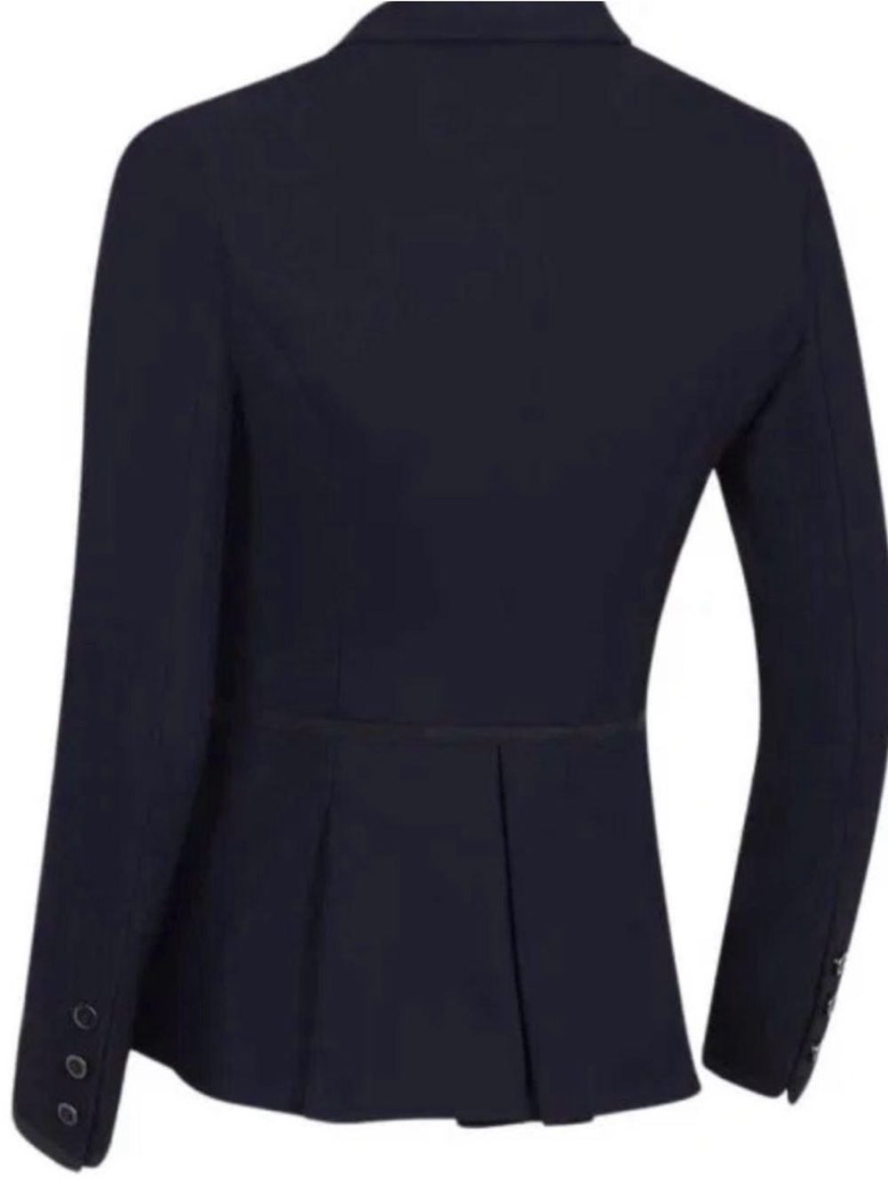 Navy Structured Riding-Style Blazer Jacket - Picture 3 of 6